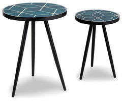 Mesa auxiliar Clairbelle (juego de 2)
