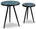 Mesa auxiliar Clairbelle (juego de 2)