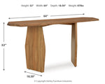 Mesa de consola para sofá Holward