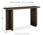 Mesa consola de sofá Jalenry