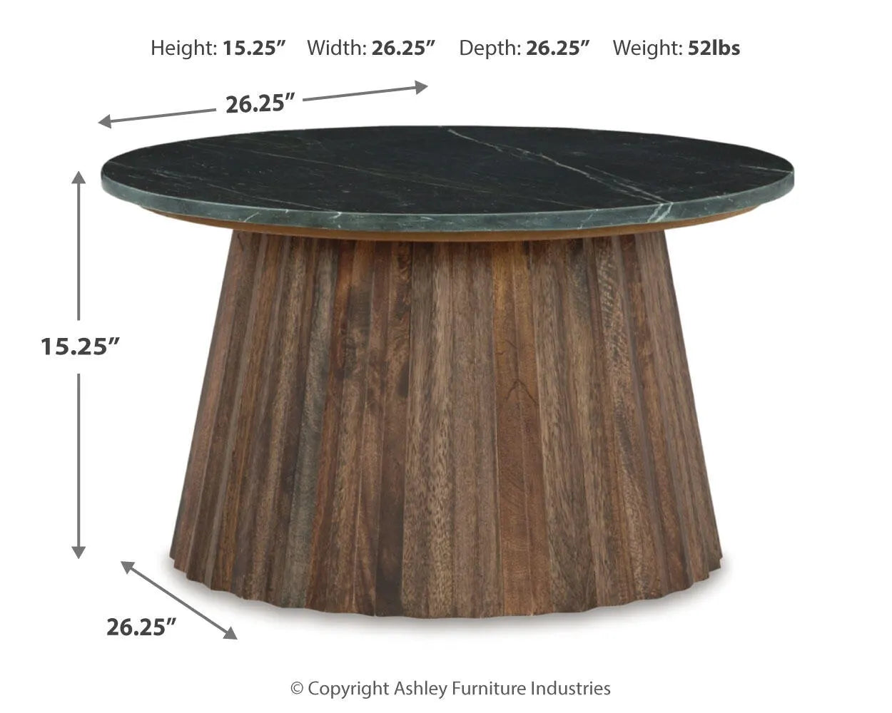 Mesa de centro decorativa Ceilby