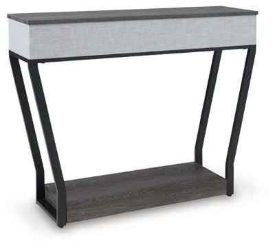 Mesa consola de sofá Sethlen con altavoz