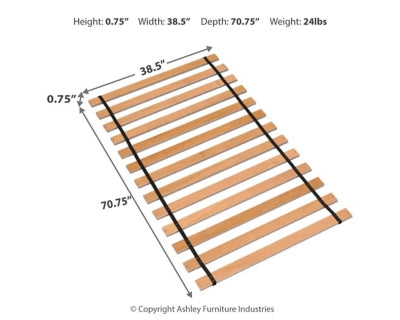 Listones de plataforma de rollo doble