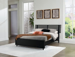 Cama Queen con paneles de láminas Danziar