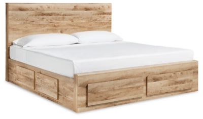 Hyanna King Panel Storage Bed with 2 Under Bed Storage Drawer