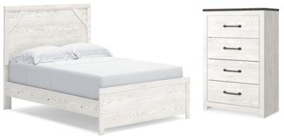 Cama y cómoda Gerridan con paneles completos