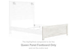 Pie de cama con panel Queen de Gerridan