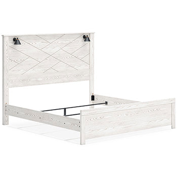 Pie de cama con panel Gerridan King