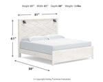 Cama con paneles Gerridan King