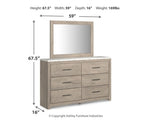 Senniberg Dresser and Mirror