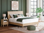 Pie de cama con paneles y rieles Cielden King