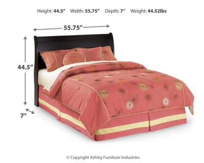 Huey Vineyard Full Sleigh Headboard