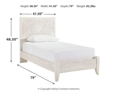 Cama individual con paneles Paxberry