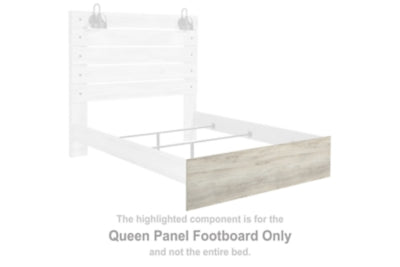 Pie de cama con panel Queen de Cambeck