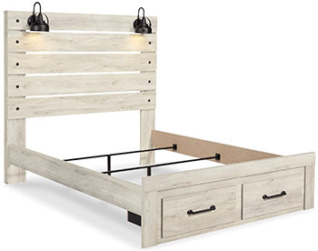 Pie de cama con almacenamiento Cambeck Queen