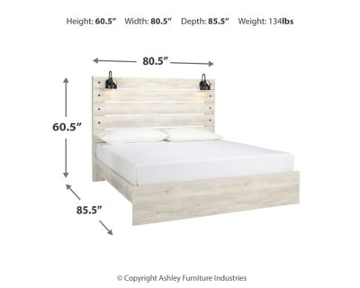 Cama King con paneles Cambeck