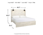 Cama King con paneles Cambeck