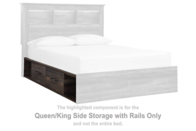 Almacenamiento lateral Drystan Queen/King con rieles