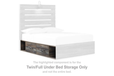 Almacenamiento debajo de la cama Drystan Twin/Full