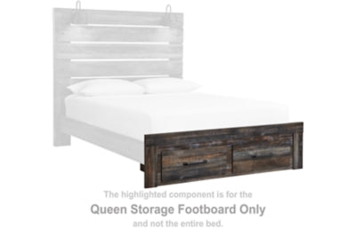 Cama Queen con espacio de almacenamiento Drystan