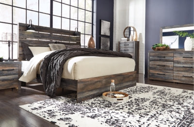 Cama con paneles Drystan King