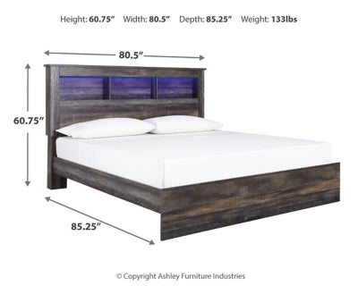 Cama con estantería Drystan King