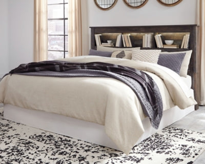 Drystan King/California King Bookcase Headboard