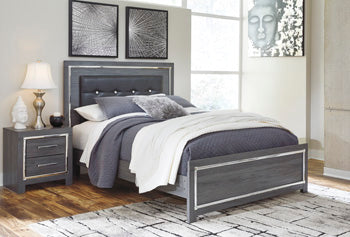 Cama Queen con paneles Lodanna