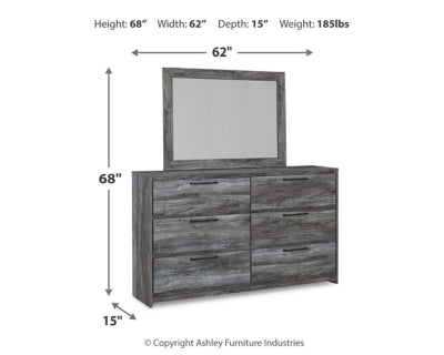 Baystorm Dresser and Mirror