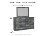 Baystorm Dresser and Mirror