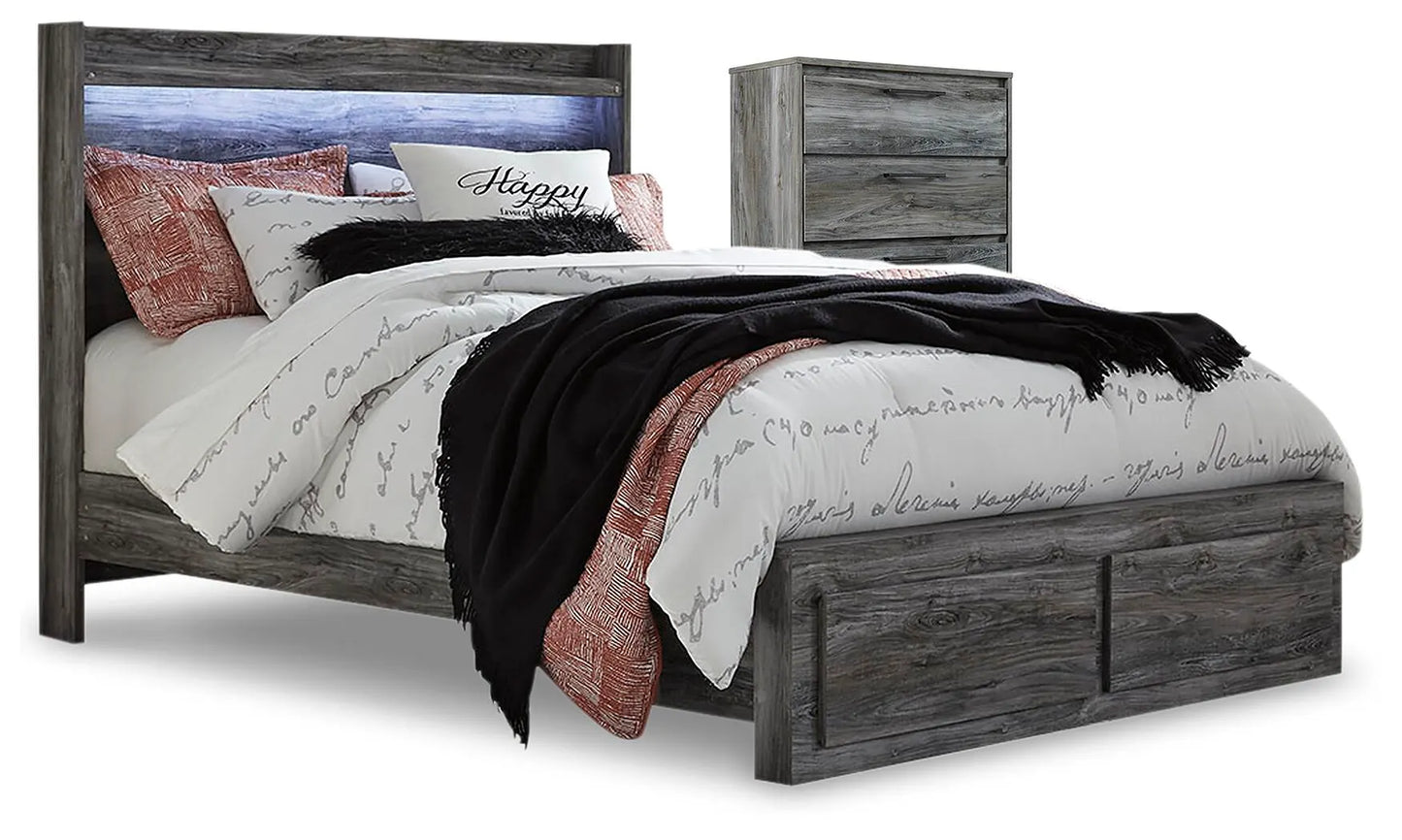 Baystorm Queen Panel Storage Bed with Chest