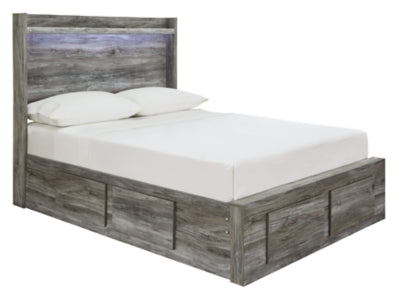 Cama Baystorm de tamaño completo con 6 cajones de almacenamiento