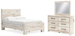 Cama completa Lawroy con tocador y espejo