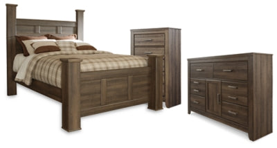 Cama con dosel tamaño queen, cómoda y cómoda Juararo