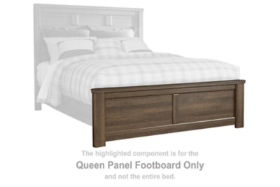 Pie de cama con panel Queen de Juararo