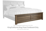 Pie de cama con panel Juararo King/California King
