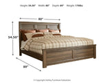 Cama King con paneles Juararo