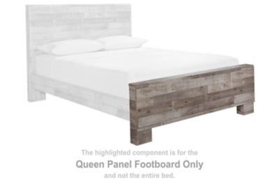 Pie de cama con panel Effie Queen