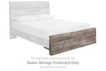 Pie de cama con almacenamiento Effie Queen