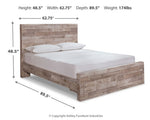 Cama Queen Effie con dos cajones de almacenamiento
