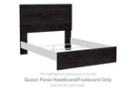 Cabecero/pie de cama con panel tamaño queen Belachime