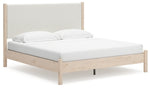 Cama Cadmori King con paneles tapizados