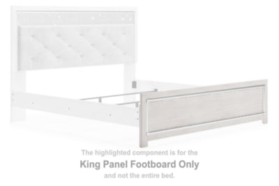Pie de cama con panel Altyra King