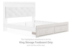 Pie de cama con almacenamiento Altyra King