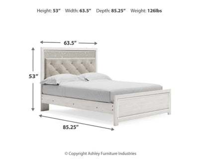 Cama Queen con paneles Altyra