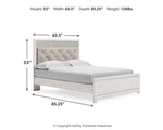 Cama Queen con paneles Altyra