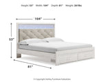 Altyra King Upholstered Storage Bed