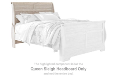 Cabecero de cama estilo trineo Willowton Queen