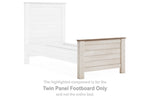 Willowton Twin Panel Footboard