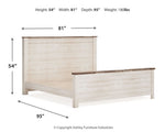 Cama con paneles Willowton California King